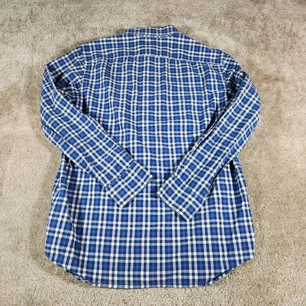 Banana Republic Men's Button Down Shirt Size M Soft Wash Standard Fit Blue 24